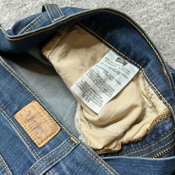 Levi's 512 Womens Jeans Perfectly Slimming Boot Cut Denim 10 S/C - Picture 9 of 11